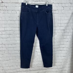 Lane Bryant High-Rise Dark‎ Wash Jeggings Women's Size 18p
